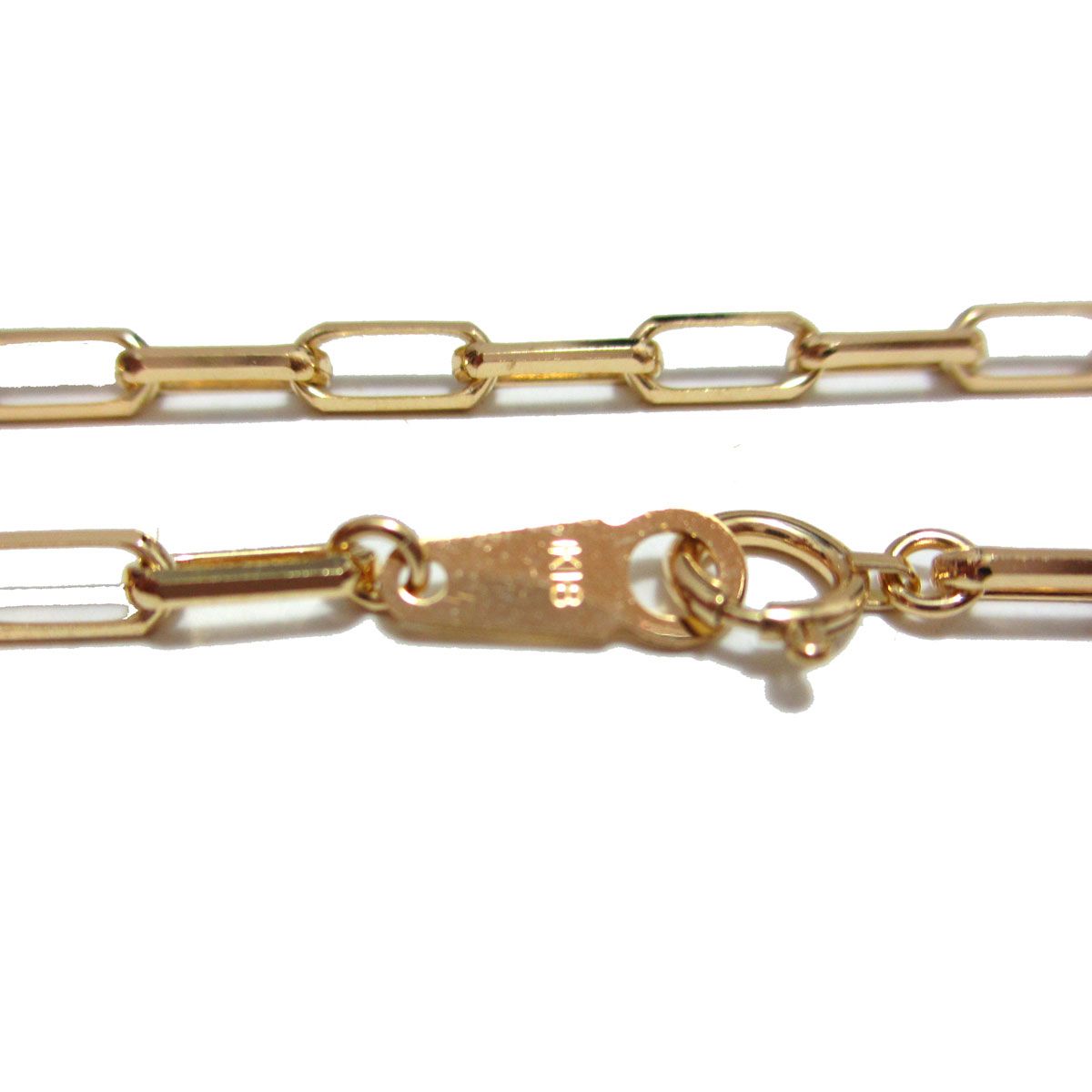 K18 デザインチェーン ゴールドブレスレット 18cm 13.6g K18 デザインチェーン 地金ブレスレット 全長18cm