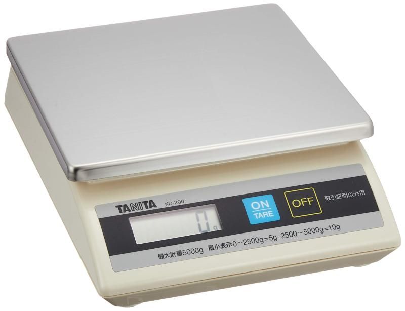 タニタ Tanita クッキングスケール キッチン はかり 業務用 防滴 卓上スケール 取引証明以外用 5kg KD-200