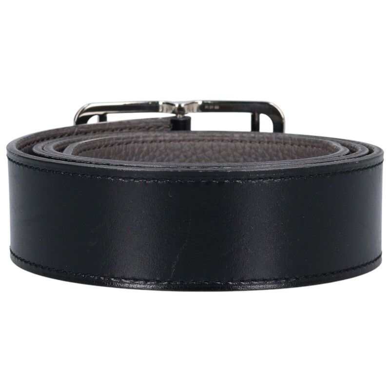 エルメス メンズ リバーシブルベルト ケープコッド 32 黒／ショコラ85