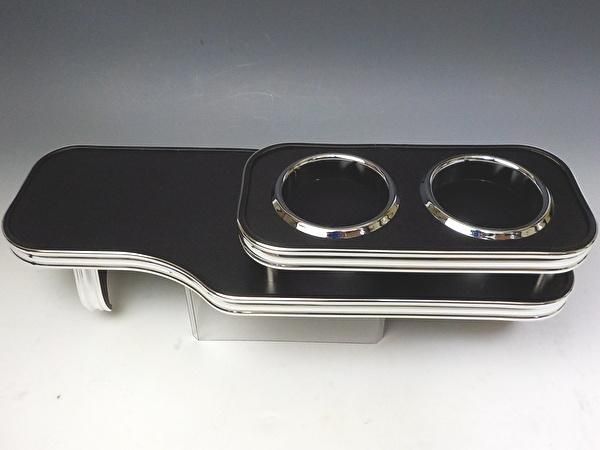 MK53スペーシア フロントテーブル マッドブラック BKｘフルメッキ