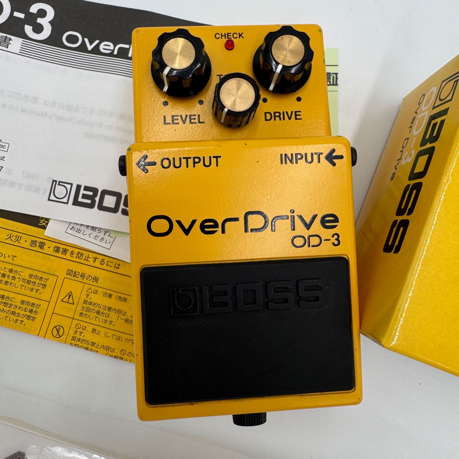 BOSS OverDrive OD-3 (箱,説明書付き) 値下げしました BOSS OD-3 OverDrive 動作確認済み 美品 箱 取り扱い説明書付き BOSS
