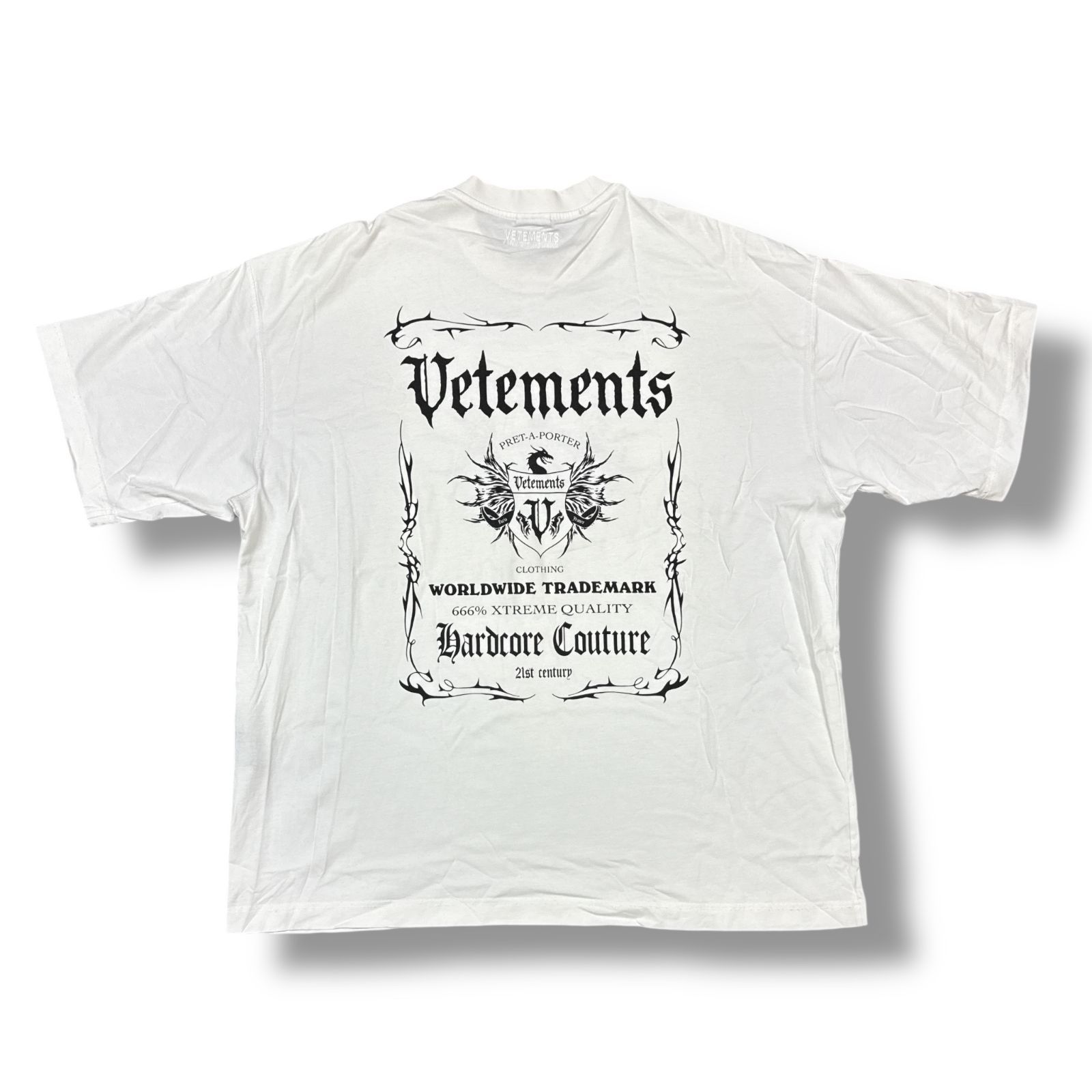VETEMENTS 21AW Black Label Oversized ブラック ラベル