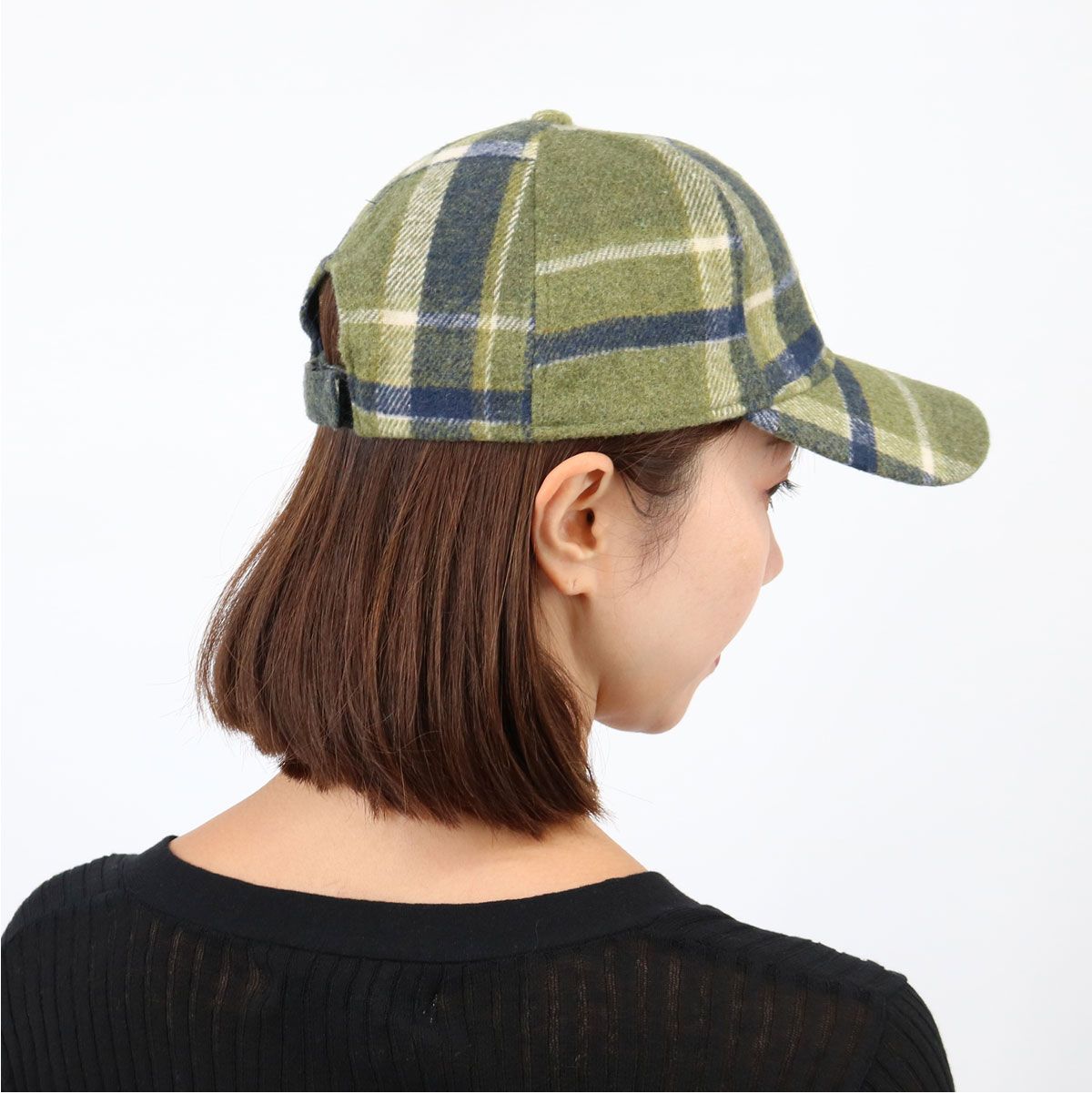 CHLOE KIDS クロエ キッズ ベースボールキャップ C20682 大人もOK 帽子 CAP コットン ロゴ刺繍 レディース 子供 ガールズ チェック柄 ベージュ