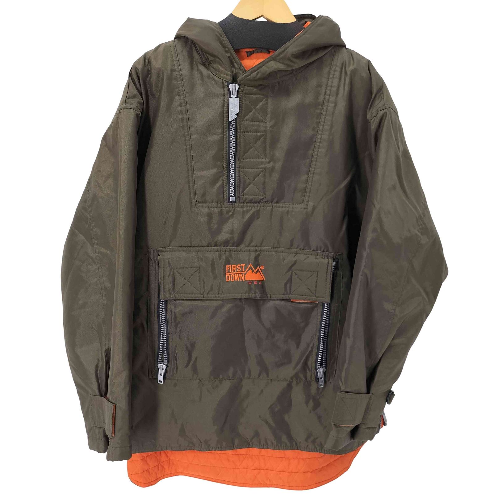 ファーストダウン FIRST DOWN 90S 中綿アノラックパーカー メンズ import：M 