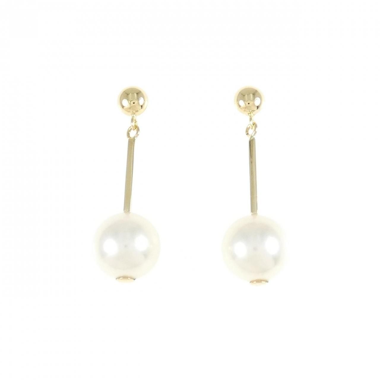 K18YG アコヤパール ピアス 8.5mm