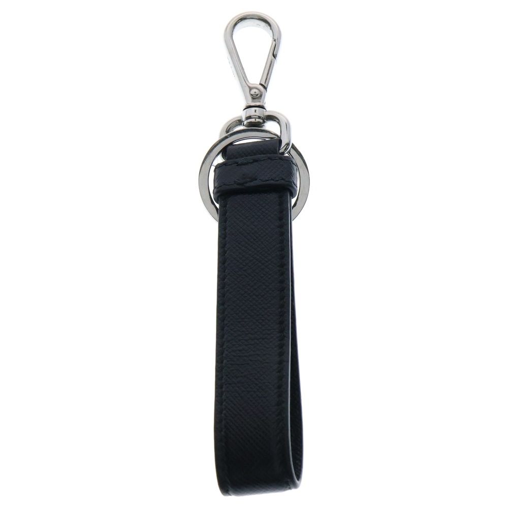 Brandol / PRADA プラダ キーリング レザー スクエアロゴ