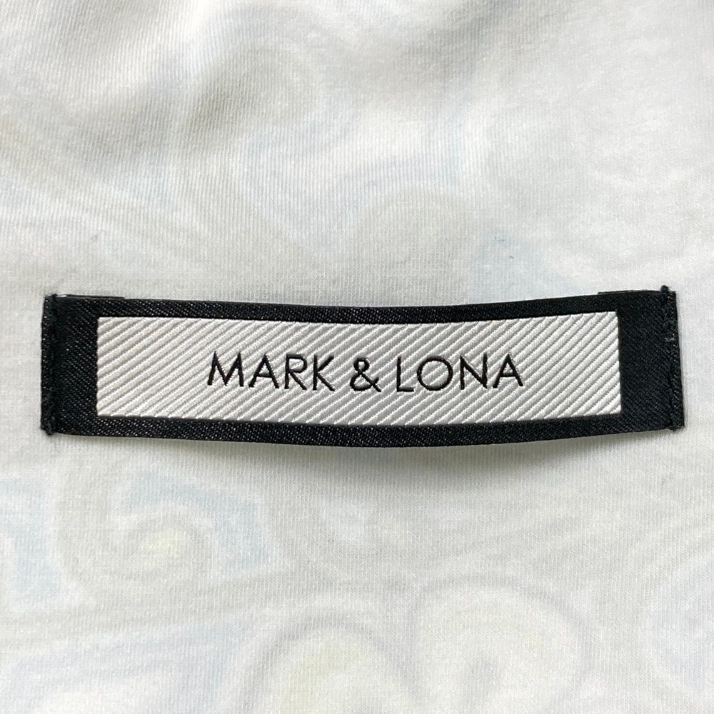 サイズ：36 MARK&LONA マークアンドロナ  スカート 総柄 ブルー系 [240001262024] ゴルフウェア レディース ストスト サイズ：36 MARK&LONA マークアンドロナ スカート 総柄 ブルー系