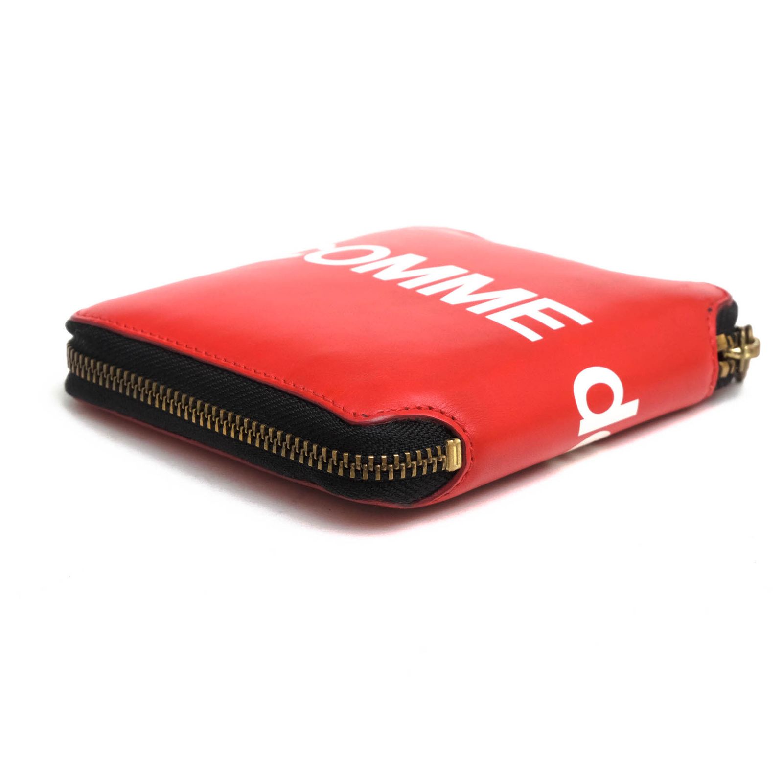 コムデギャルソン huge logo red コインケース L字 財布