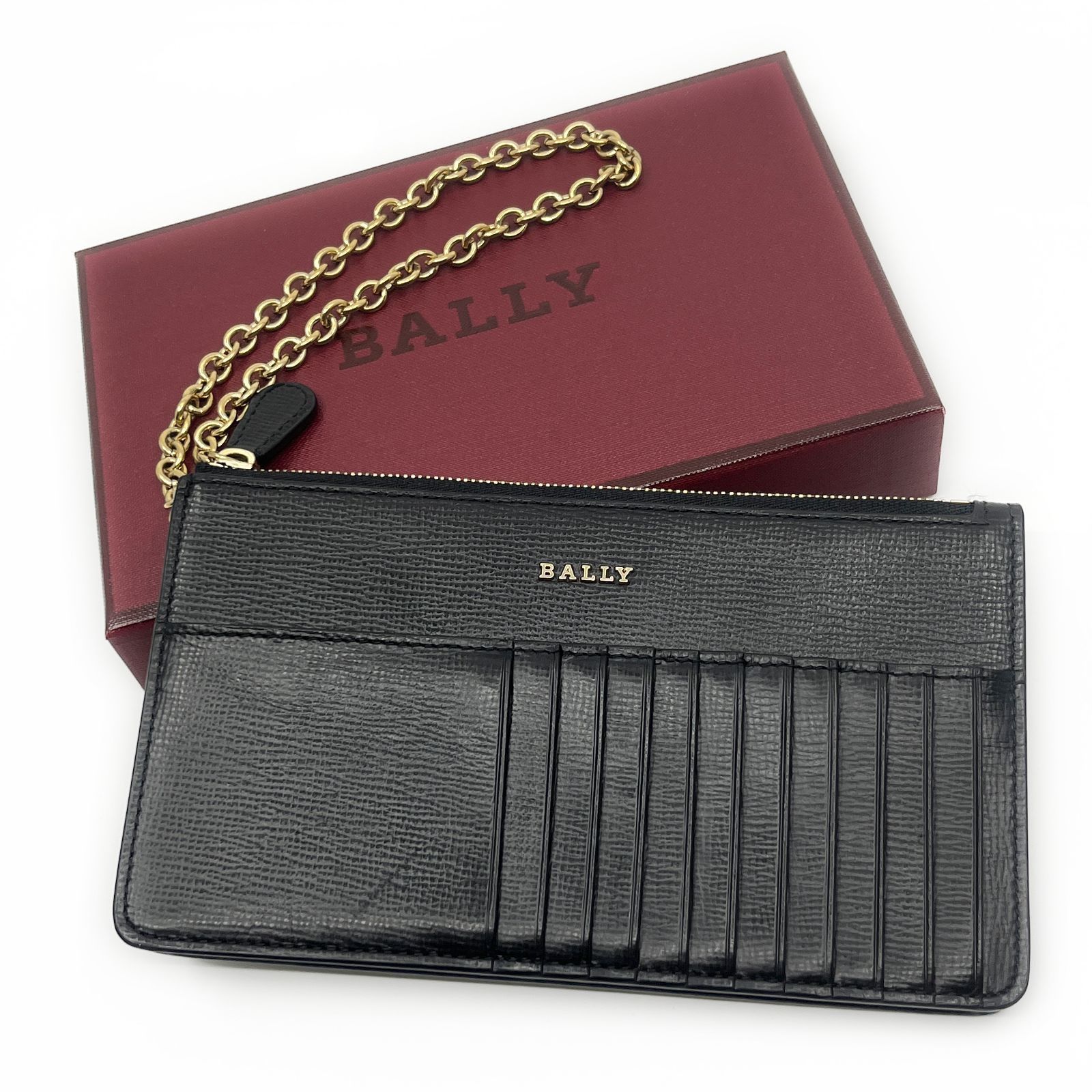 Bally バリー 財布 カードケース フラグメントケース 黒 - メルカリ