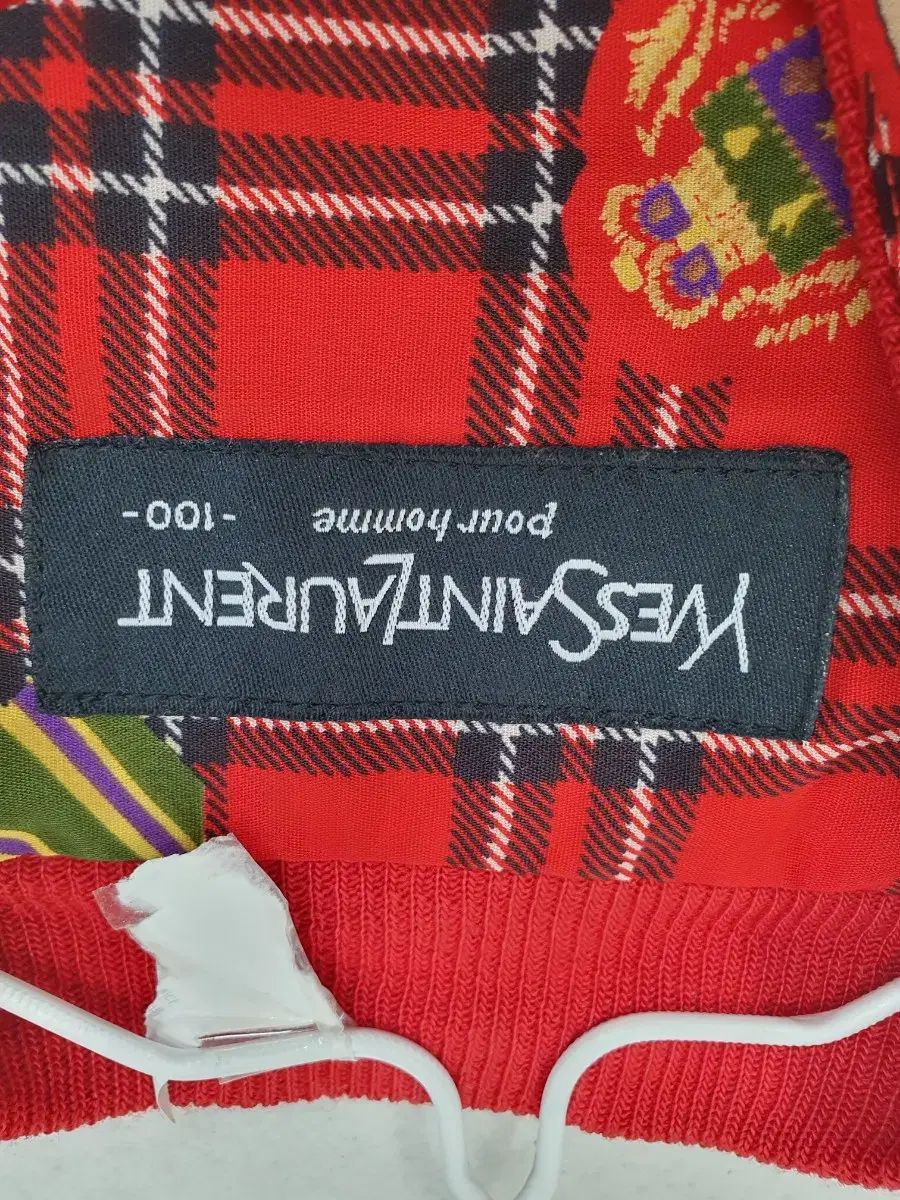 イヴサンローラン YSL トラックジャケット　レッド　100 イヴサンローラン YSL トラックジャケット レッド 100