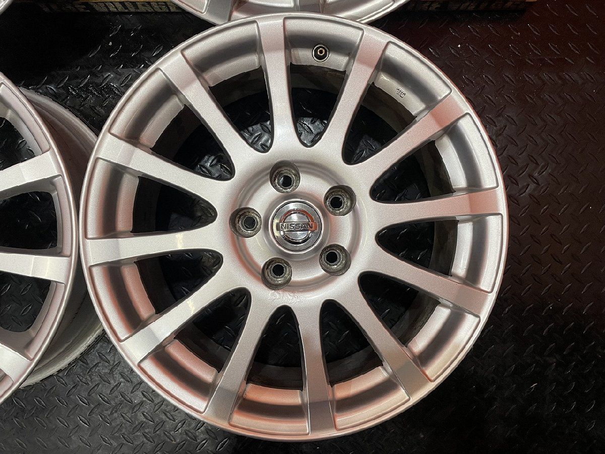 NISSAN 日産 純正ホイール 17インチ 4本 7J5HPCD114.3+45 エルグランド