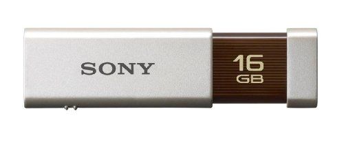 SONY ノックスライド式USBメモリー ポケットビット 16GB ハイスペック ホワイト USM16GLX WA