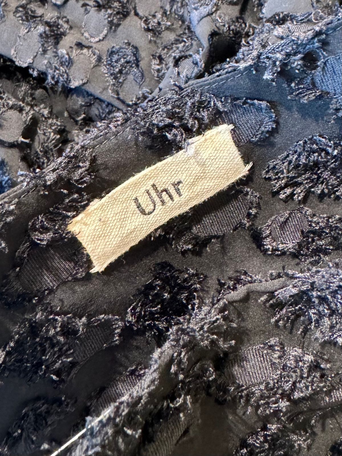 Uhr (ウーア) 22AWUhr-OP293 ワンピース レディース ブラック
