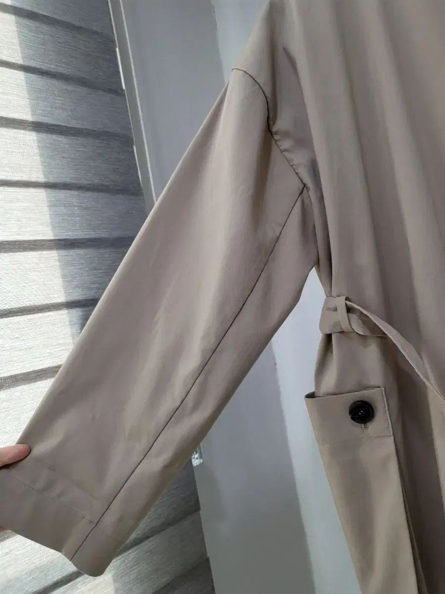  CM ベージュ シックなロングコート ロングコート ジャケット アウター