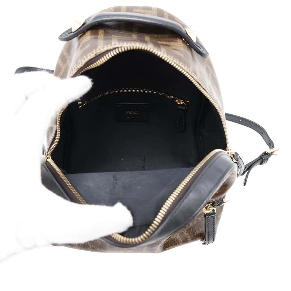 フェンディ リュック ズッカ 8BZ038 FENDI バッグ リュックサック  