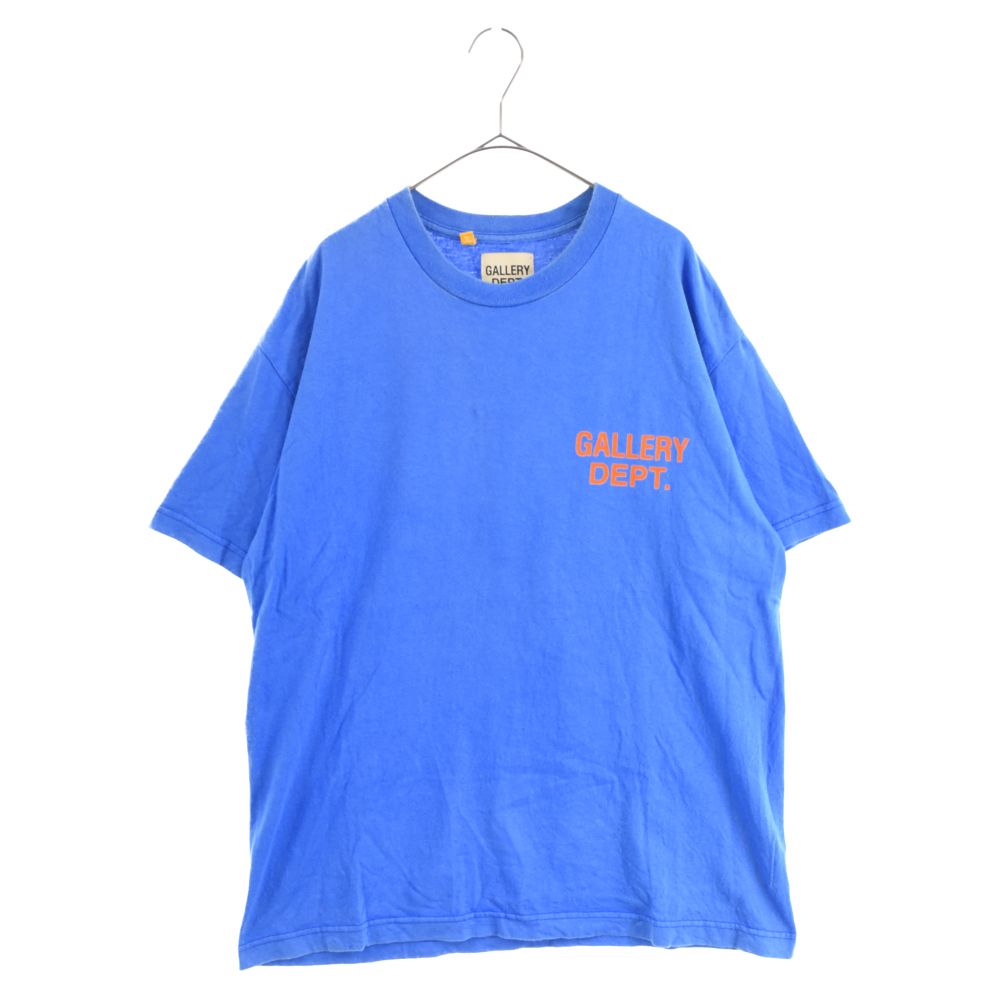 GALLERY DEPT. ギャラリーデプト French T-shirt フレンチ ヴィンテージロゴプリント 半袖Tシャツ カットソー ブルー
