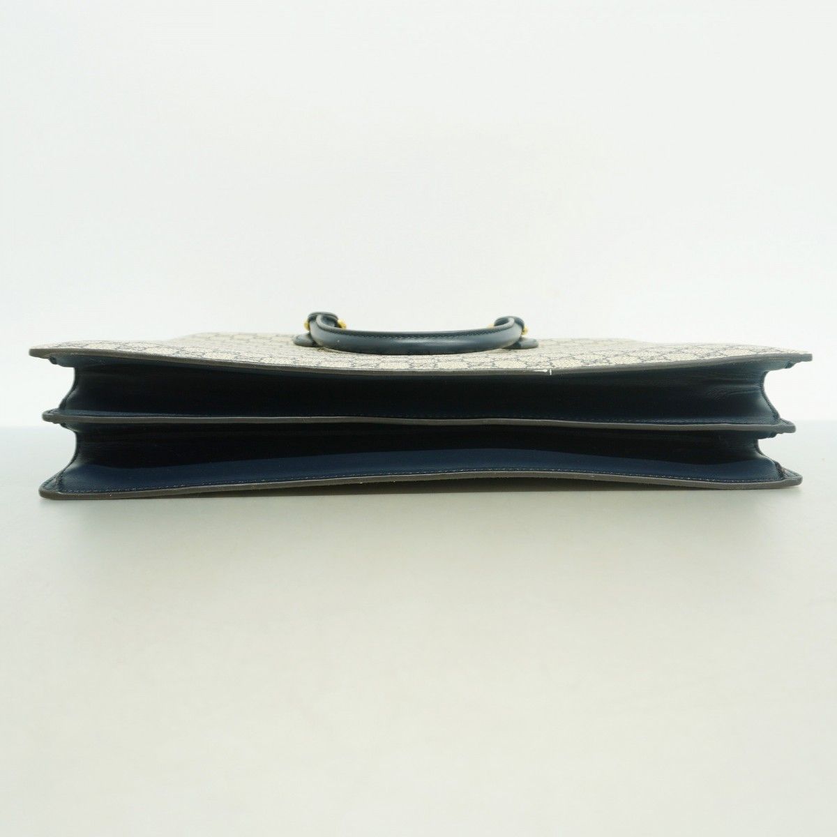 ネイビー ゴールド金具