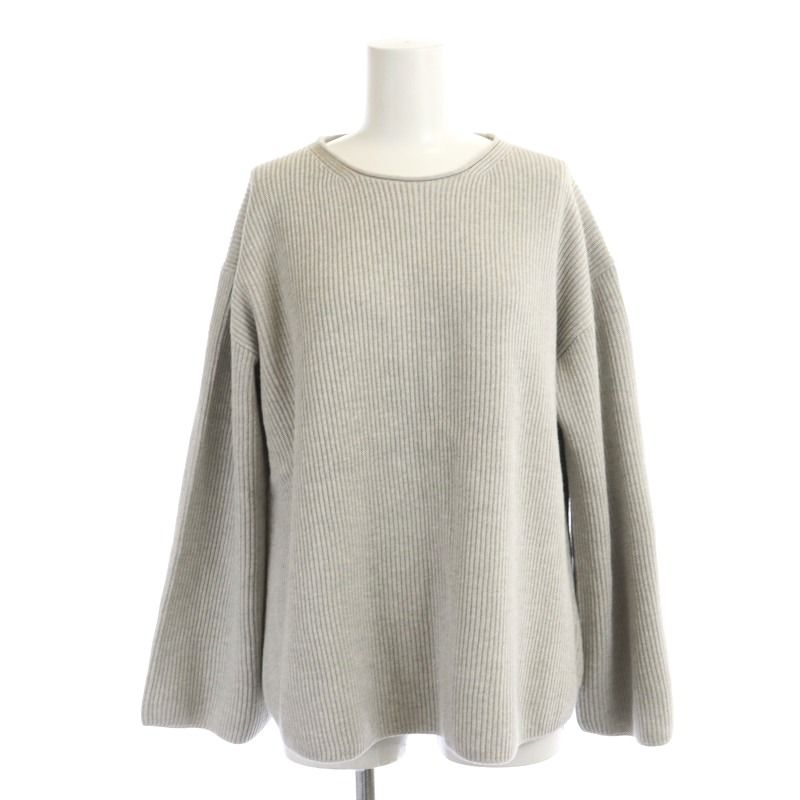 セオリー theory 23SS Clean Cottoncash Open Neck LS PO プルオーバー 