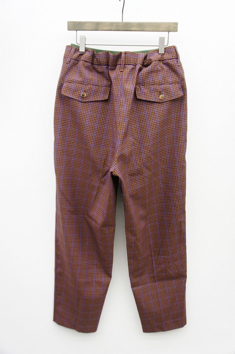 19AW UNITUS ユナイタス チェック ダブルブレスト ジャケット パンツ セットアップ スーツ lanificio cangioli カンジョーリ 923P