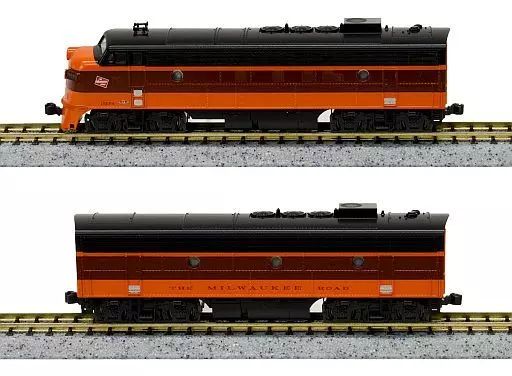 中古】鉄道模型 1/150 FP7A+F7B ミルウォーキーロード 2両セット [10