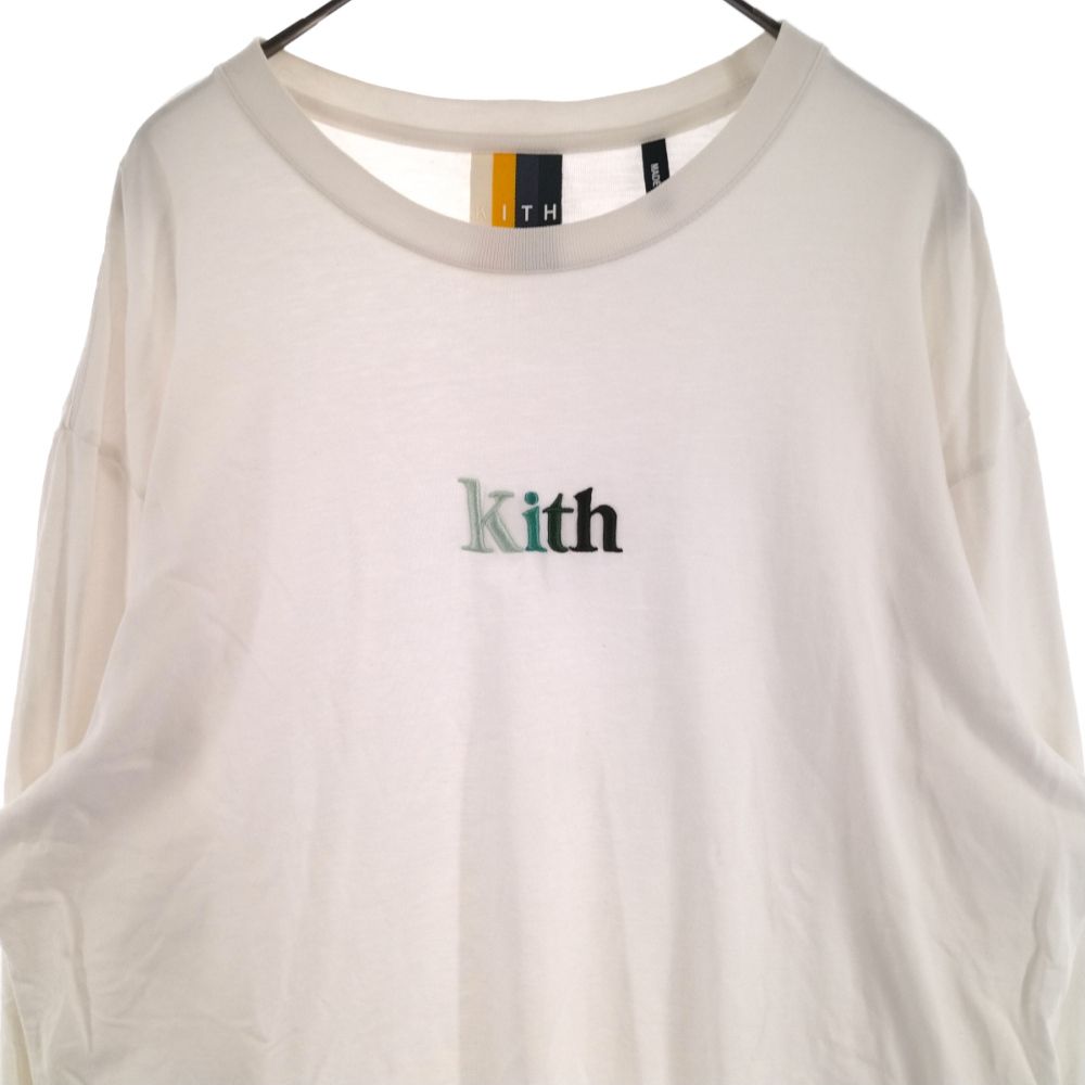 KITH (キス) 21SS L/S Serif T-Shirt ロングスリーブ長袖Tシャツ