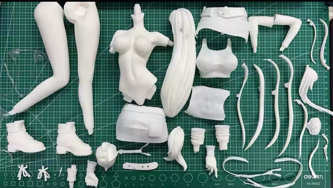 1/4 ガレージキット 未塗装フィギュア FF ティファ BIGモデル