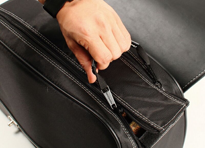 DEGNER ナイロンダブルサドルバッグ ブラック BRIGHTFACE_UK