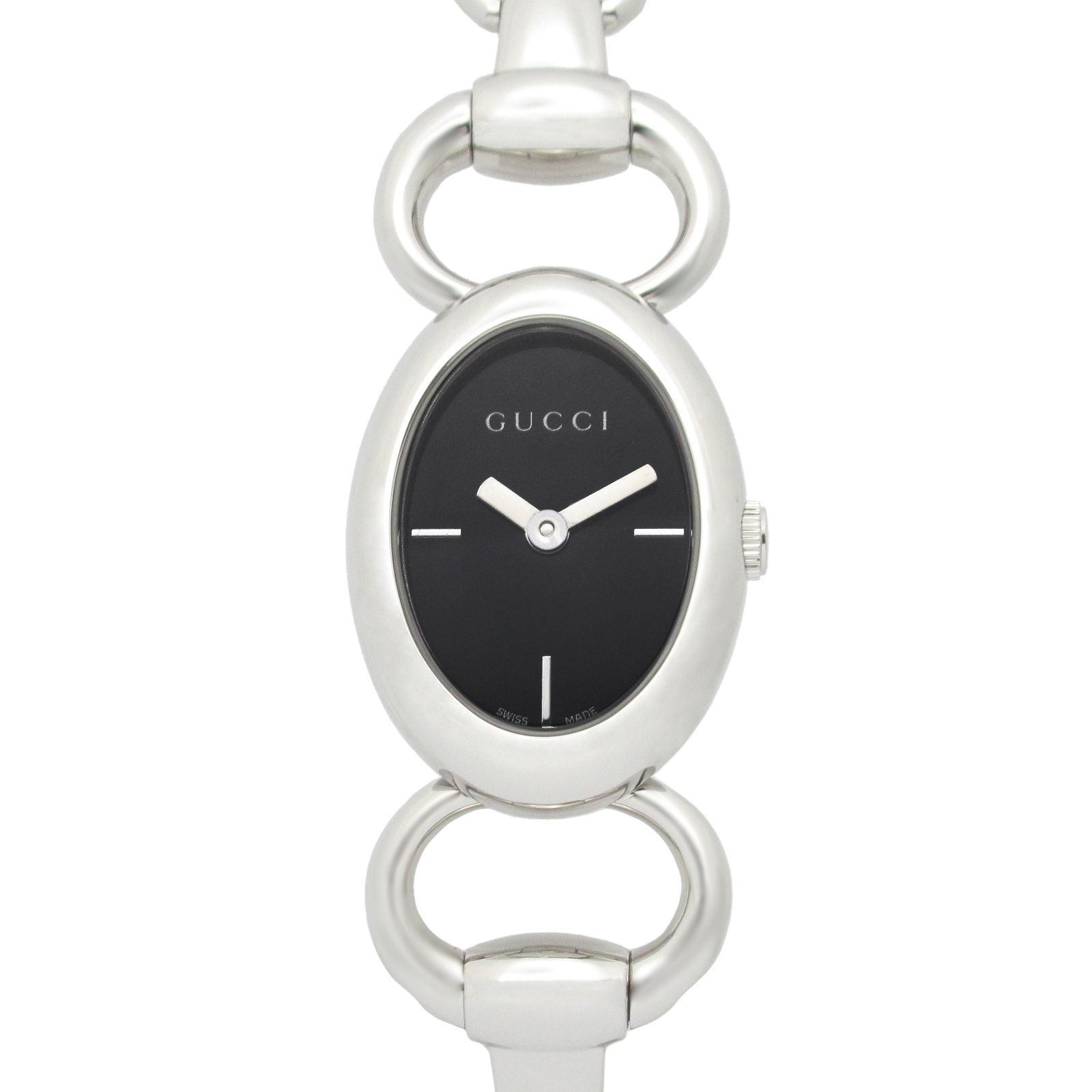 グッチ GUCCI 腕時計 時計 118 ブラック ステンレススチール 時計 