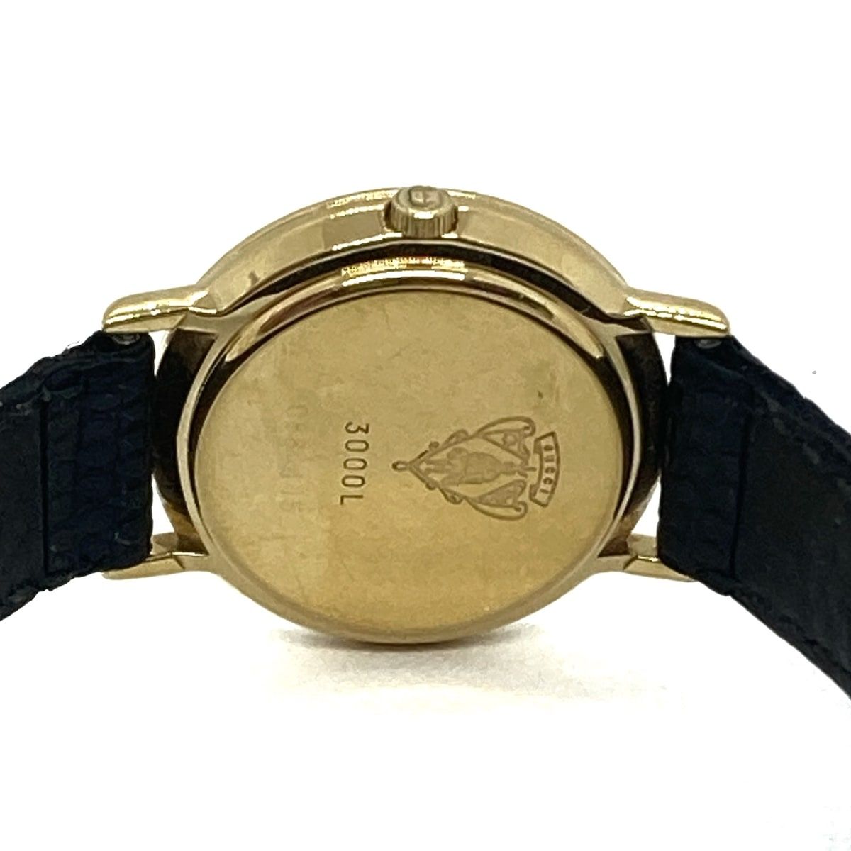 GUCCI(グッチ) 腕時計 - 3000L レディース 革ベルト 黒 - メルカリ