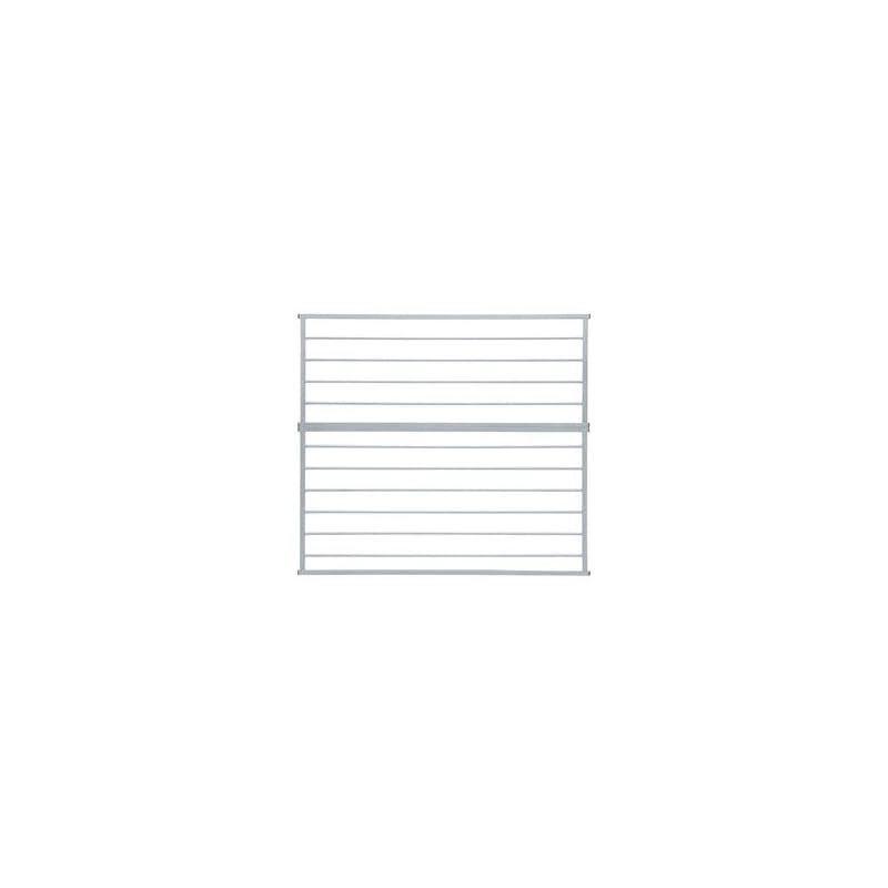 プラス Garage オープンック 収納 OS背板W12 OS-BP12銀