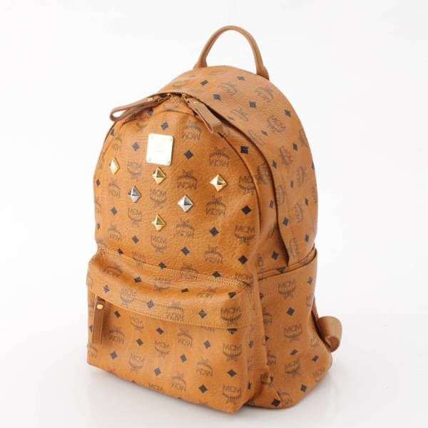 MCM キャメル バックパック MCM ヴィセトス バックパック リュック キャメル ブラウン ※臭い汚れ