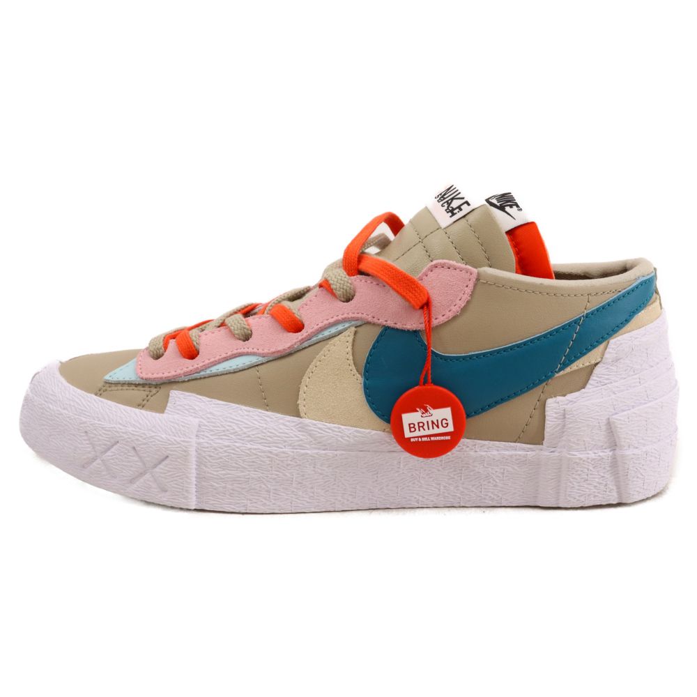 NIKE (ナイキ) ×SACAI×KAWS BLAZER LOW DM7901-200 サカイ カウズ ブレーザー ローカットスニーカー ベージュ US11/29.0cm