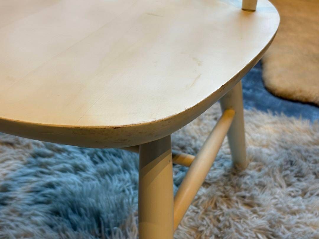 ②太平 ウィンザーチェア ホワイト ゴールドスミスチェア 2脚