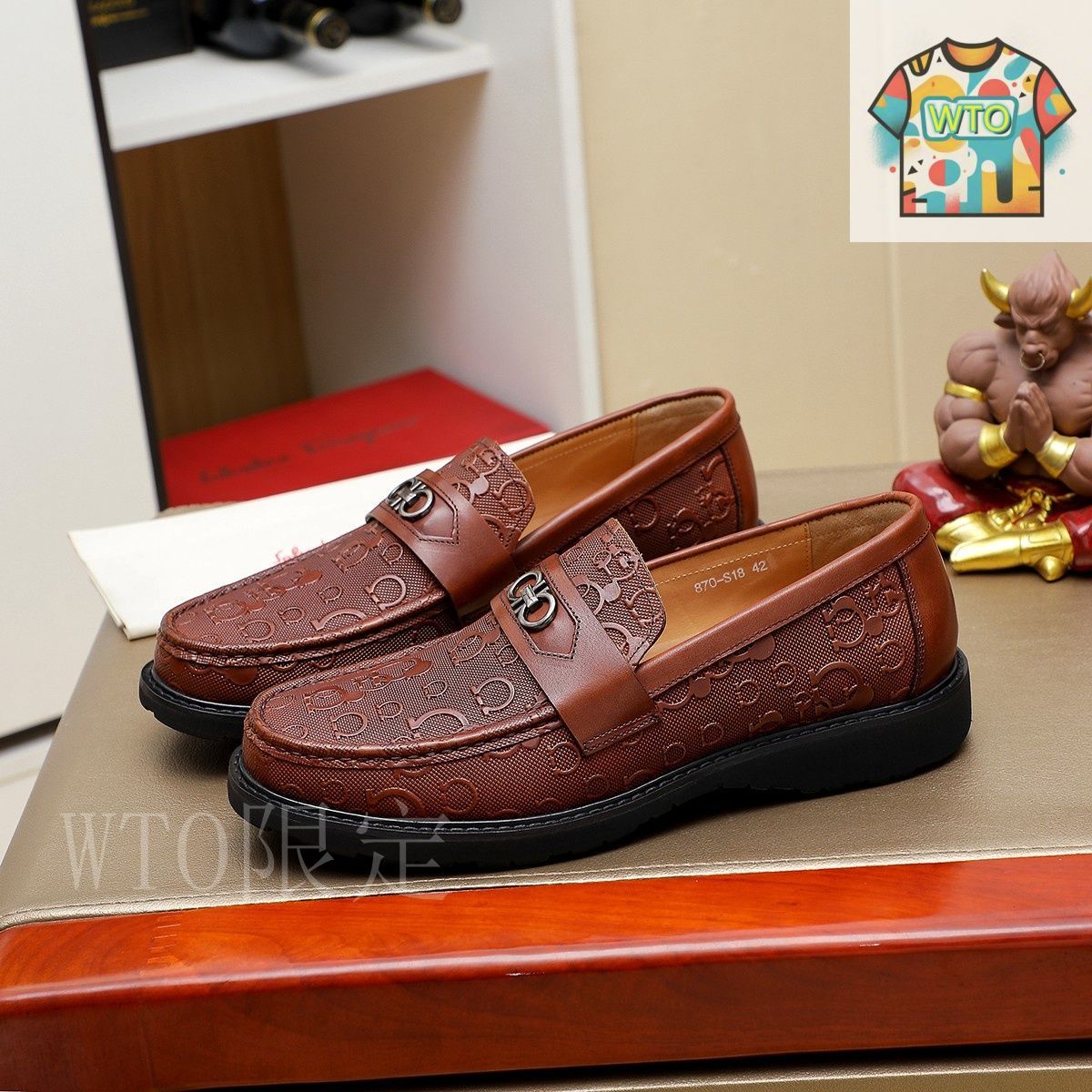 Ferragamo フェラガモ シューズ Ferragamo フェラガモ メンズ ビジネス シューズ32-NT53 - メルカリ