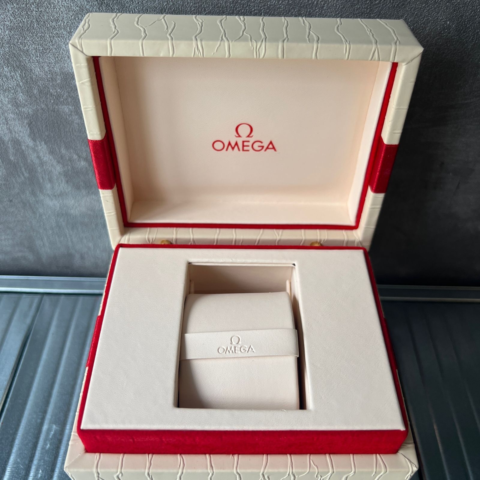 オメガ　OMEGA 空箱 オメガ 時計空箱(取説・カードケース付き) （ オメガ）の買取