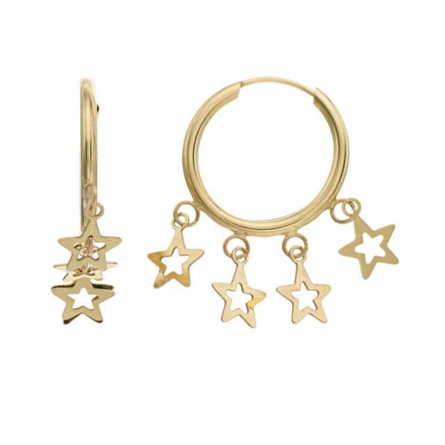 レディース　イアリング　プラス　14K 金 14K（14金） ピアス(レディース) - 海外通販のBUYMA