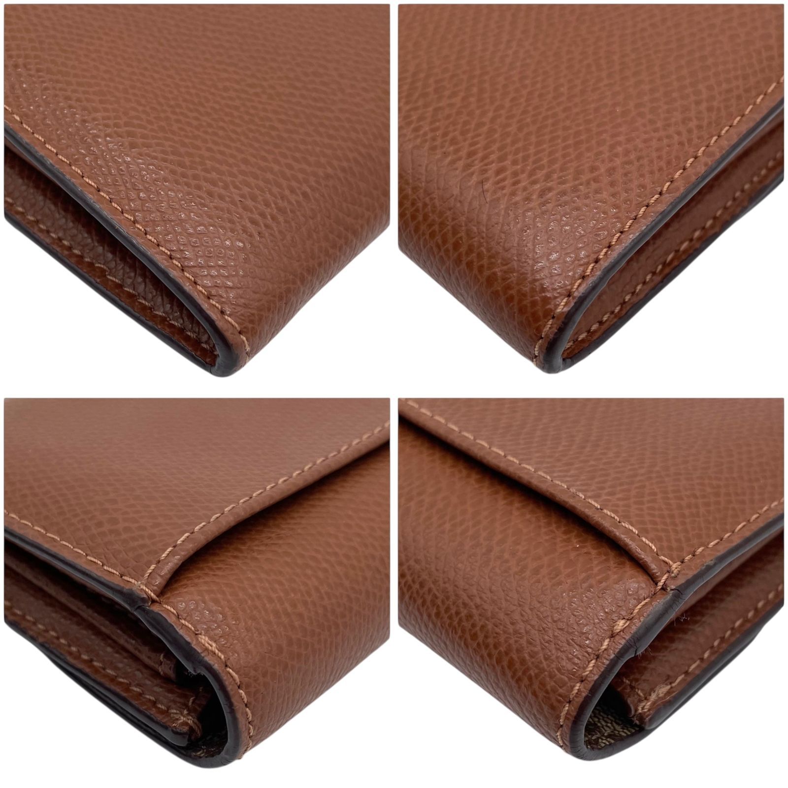 COACH コーチ 長財布 ポーチ 2点セット シグネチャー ブラウン F52628 