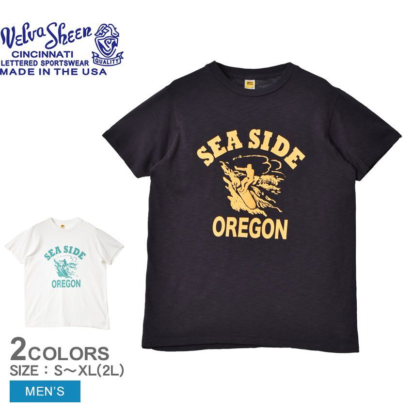 ベルバシーン 半袖Ｔシャツ 1623103 メンズ オレゴン S/S Tシャツ VELVA SHEEN カラー:01.ホワイト 品番：2636-0005