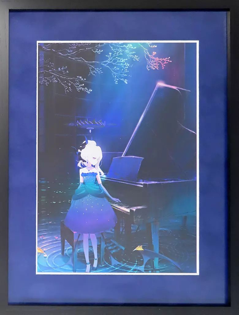 ブルーアーカイブ 複製原画 「陽ひらく彼女たちの小夜曲」(オーロラ加工) 中古】セル画・原画 付属品付)ブルーアーカイブ 複製原画 「陽