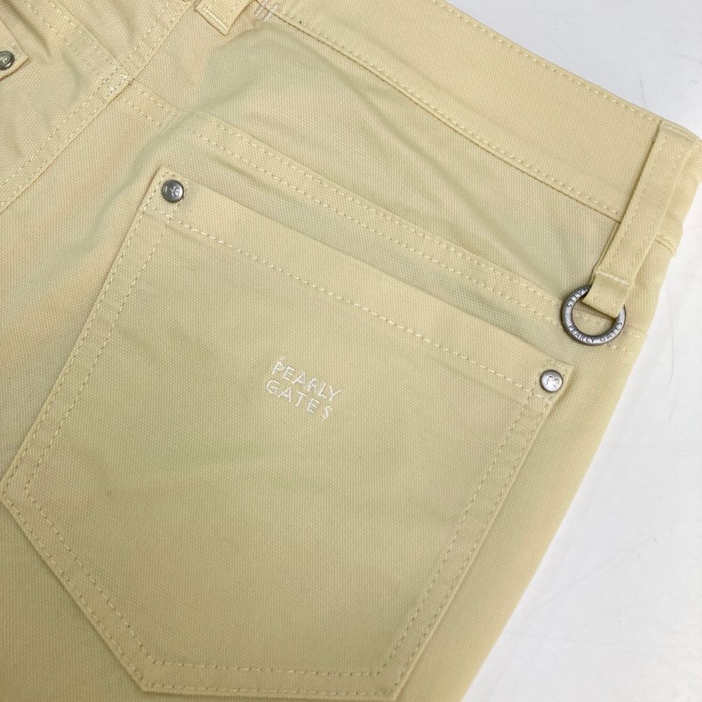 ストレッチロングパンツ イエロー系