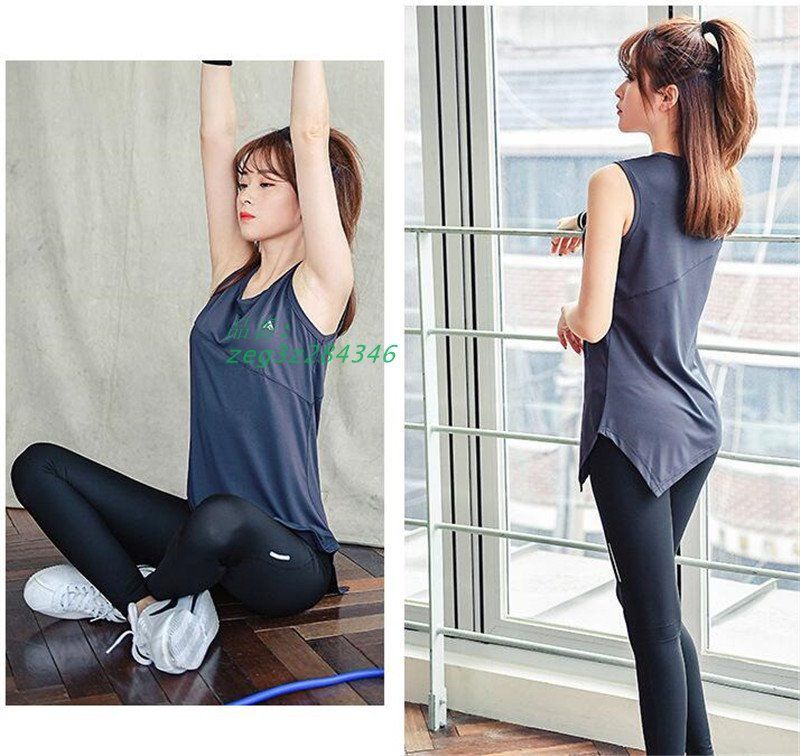 ヨガウェア タンクトップ レギンス Mサイズ マット2枚 バーム