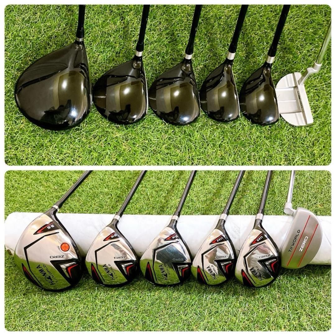 【CB無し】ホンマ ツアーワールドゼロ メンズゴルフセット 11本 S かんたん CB無し】ホンマ ツアーワールドゼロ メンズゴルフセット 11本 S