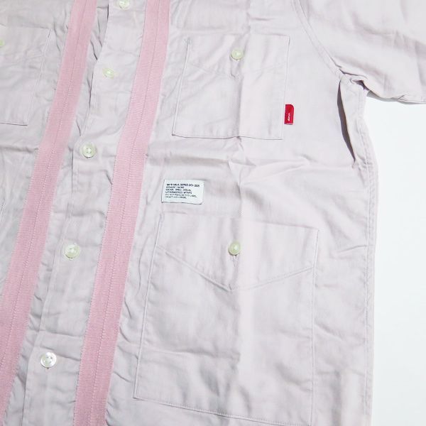 WTAPS ダブルタップス 11SS PLAIN S/S コットンブロード 半袖 ボタンダウンシャツ M