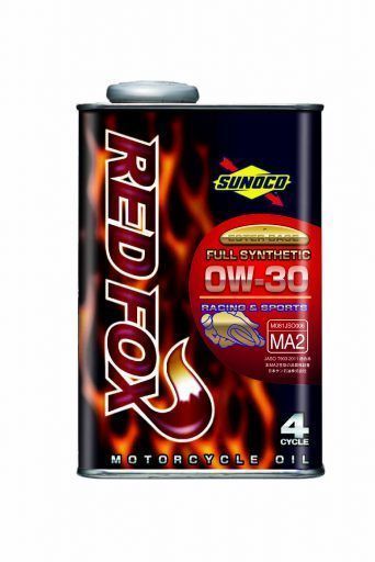 SUNOCO スノコ エンジンオイル REDFOX レッドフォックス RACING u0026 SPORTS 0W-30 1L缶 | 0W30 1L 1リットル オイル 交換 人気 オイル缶 油 エンジン油 車検 2輪 バイク オイル交換 ポイント消化
