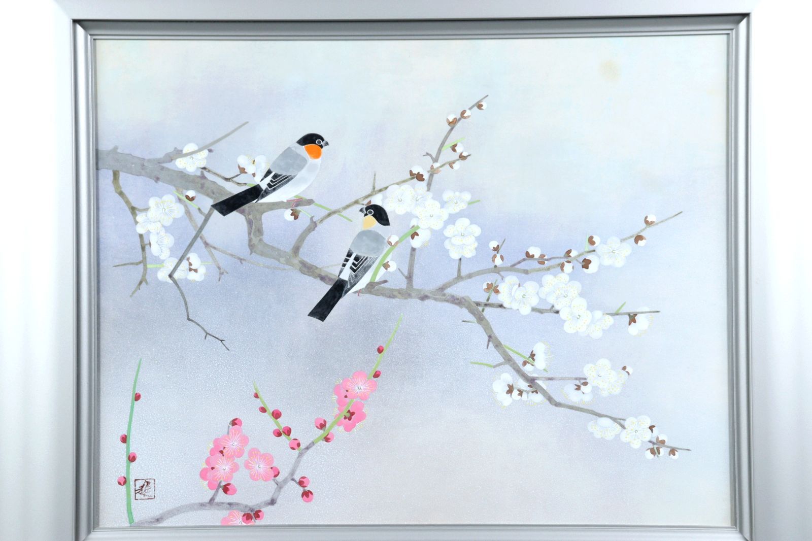 よこたん様専用】松本進「薫」肉筆日本画 10号 共シール 福岡県出身 創