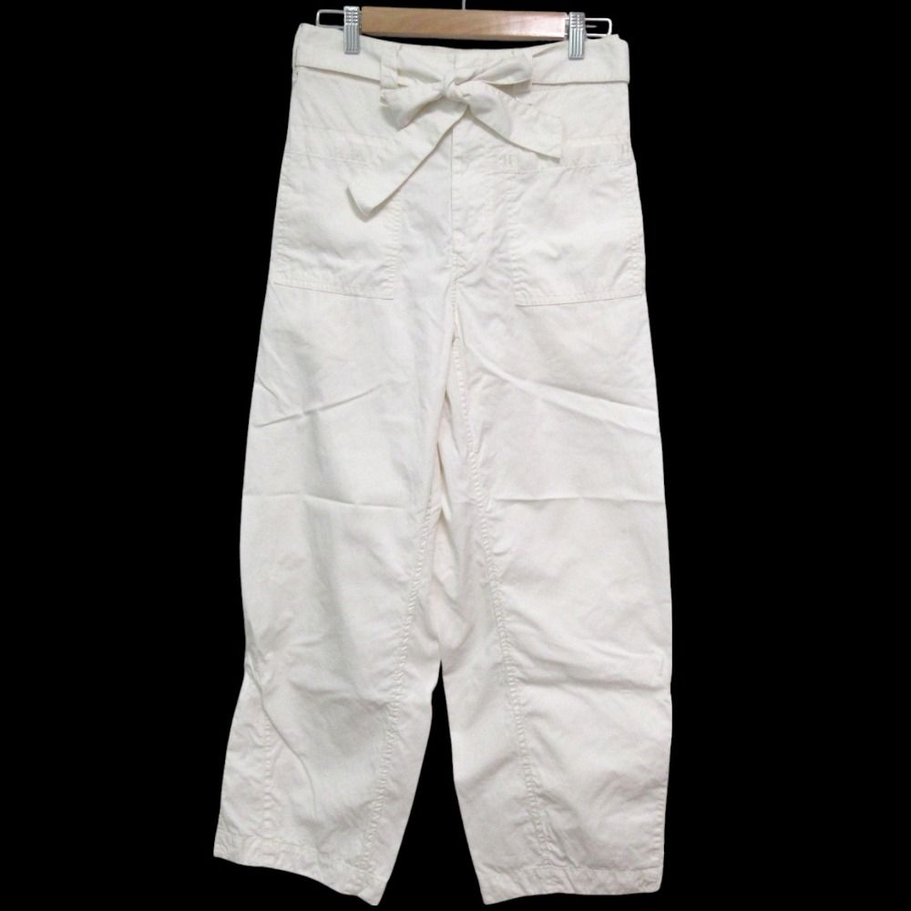 美品 24SS DRAWER ドゥロワー コットンシルク ギャバジンベルト
