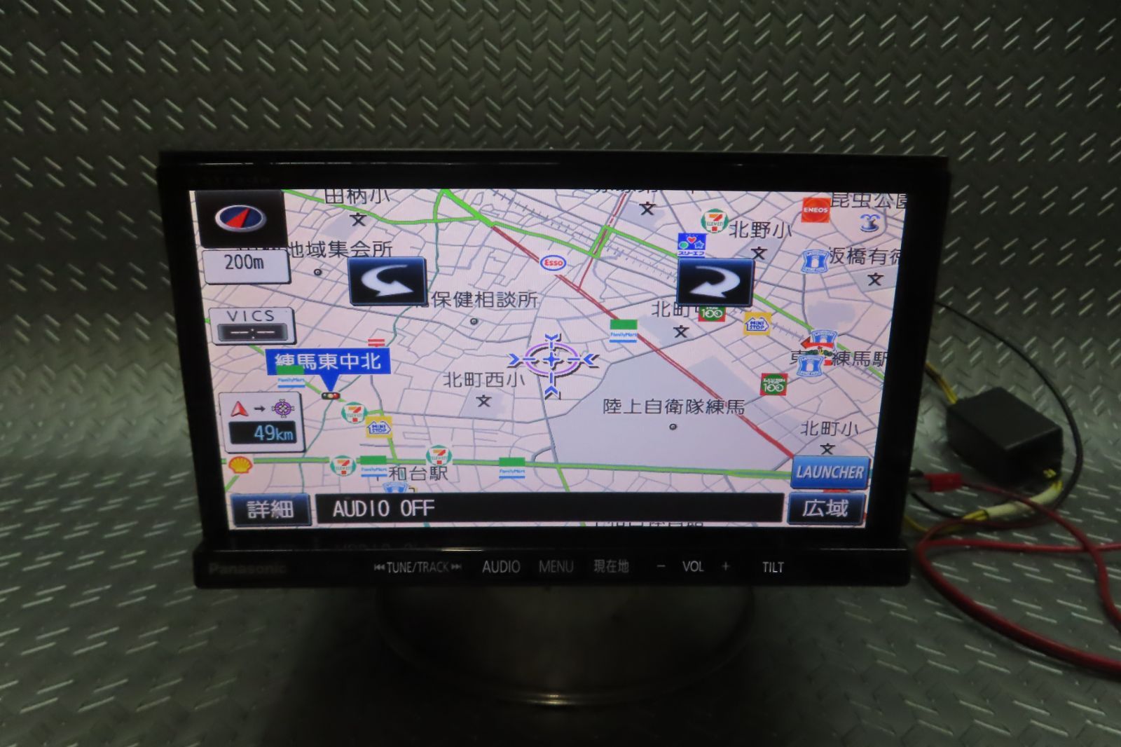 W6290|パナソニック メモリーナビ CN-R300D TV地デジフルセグ内蔵 Bluetooth内蔵