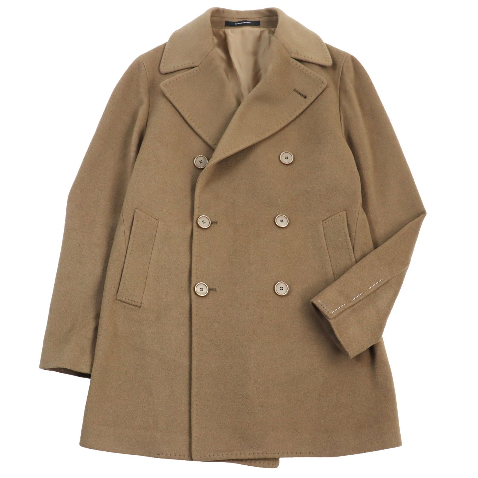 未使用品○TAGLIATORE タリアトーレ C-STEPHAN カシミヤ100％ ダブル 