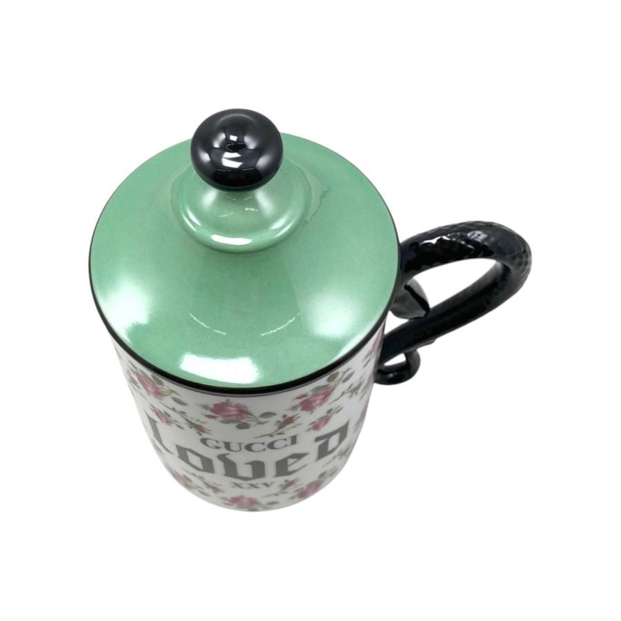 ☆E3720 グッチデコール マグカップ LOVED XXV ローズモチーフ  