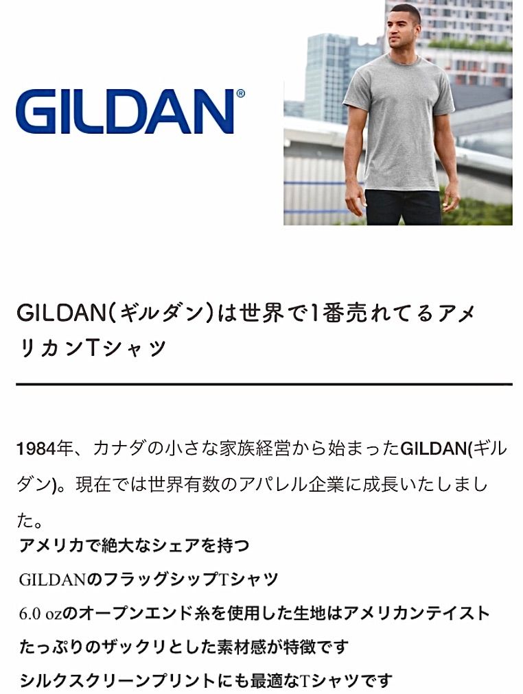 ギルダン黒＆ネイビーTシャツ - メルカリ